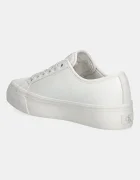 CALVIN KLEIN Маратонки VULC FLATF LACE UP LTH CK в кафяво YW0YW01932