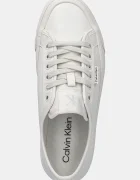 CALVIN KLEIN Маратонки VULC FLATF LACE UP LTH CK в кафяво YW0YW01932