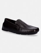 CALVIN KLEIN мокасини мъжки кожени DRIVER PENNY EMBL LTH кафяви HM0HM02085