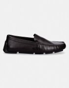 CALVIN KLEIN мокасини мъжки кожени DRIVER PENNY EMBL LTH кафяви HM0HM02085