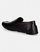 CALVIN KLEIN мокасини мъжки кожени DRIVER PENNY EMBL LTH кафяви HM0HM02085