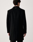 CALVIN KLEIN палто мъжко с мериносова вълна черно LV04LH444G