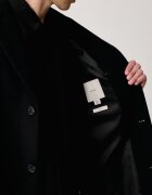 CALVIN KLEIN палто мъжко с мериносова вълна черно LV04LH444G