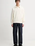CALVIN KLEIN Памучен суичър мъжки в бежово с апликация LV14LE202G