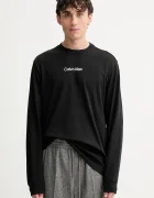 CALVIN KLEIN Памучна блуза с дълги ръкави