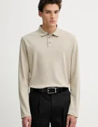 CALVIN KLEIN Памучна блуза с дълги ръкави