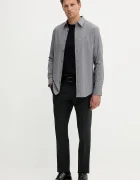 CALVIN KLEIN Памучна блуза с дълги ръкави в черно с изчистен дизайн LV04LD227G