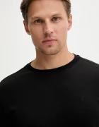 CALVIN KLEIN Памучна блуза с дълги ръкави в черно с изчистен дизайн LV04LD227G