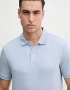 CALVIN KLEIN Памучна тениска с яка