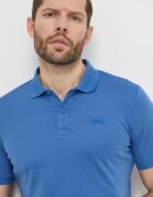 CALVIN KLEIN Памучна тениска с яка