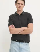 CALVIN KLEIN Памучна тениска с яка