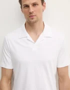 CALVIN KLEIN Памучна тениска с яка