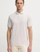 CALVIN KLEIN Памучна тениска с яка