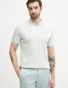 CALVIN KLEIN Памучна тениска с яка