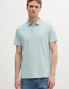 CALVIN KLEIN Памучна тениска с яка