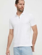 CALVIN KLEIN Памучна тениска с яка