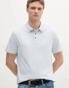 CALVIN KLEIN Памучна тениска с яка