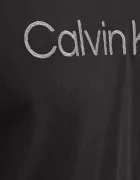 CALVIN KLEIN Памучна тениска в черно с принт K10K114169