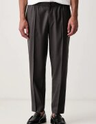 CALVIN KLEIN панталон мъжки с вълна сив LV04LH607G