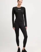 Calvin Klein Performance Блуза с дълги ръкави за трениране в черно LVGWF5K201