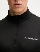 Calvin Klein Performance Блуза с дълги ръкави за трениране в черно с изчистен дизайн LVGMF5W303