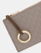 CALVIN KLEIN портфейл дамски от имитация на кожа бежов LV04F1084G