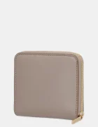 CALVIN KLEIN портфейл дамски от имитация на кожа бежов LV04F1120G