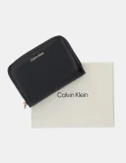 CALVIN KLEIN портфейл дамски от кожа черен LV04F1075G