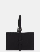 CALVIN KLEIN портфейл дамски от кожа черен LV04F1130G
