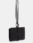 CALVIN KLEIN портфейл дамски от кожа черен LV04F1130G