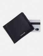 CALVIN KLEIN портфейл мъжки от кожа черен LV04D1163G