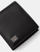 CALVIN KLEIN портфейл мъжки от кожа черен LV04D1167G