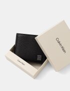 CALVIN KLEIN портфейл мъжки от кожа черен LV04D1167G