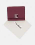 CALVIN KLEIN портфейл RFID дамски от кожа бордо LV04F1128G