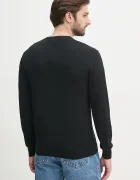 CALVIN KLEIN пуловер мъжки от памук черен LV040BM343