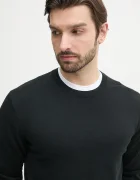 CALVIN KLEIN пуловер мъжки от памук черен LV040BM343