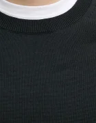 CALVIN KLEIN пуловер мъжки от памук черен LV040BM343