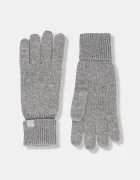 CALVIN KLEIN ръкавици дамски от кашмир сиви LV14F8065G