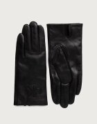 CALVIN KLEIN ръкавици дамски от кожа черни LV04F8123G