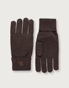 CALVIN KLEIN ръкавици дамски с вискоза кафяви LV14F8021G