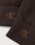 CALVIN KLEIN ръкавици дамски с вискоза кафяви LV14F8021G