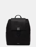 CALVIN KLEIN раница дамска от имитация на кожа черна LV04F3553G