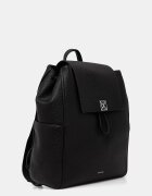 CALVIN KLEIN раница дамска от имитация на кожа черна LV04F3553G