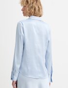 CALVIN KLEIN риза дамска синя с изчистена шарка LV044F129G
