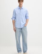 CALVIN KLEIN риза мъжка от памук синя LV04LG127G