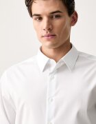 CALVIN KLEIN риза мъжка с памук бяла LV04LH105G