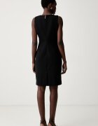 CALVIN KLEIN рокля черна с изчистена шарка LV044H003G
