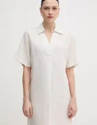 CALVIN KLEIN Рокля с лен