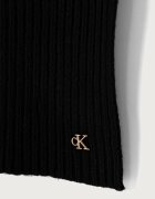 CALVIN KLEIN шал дамски от вълнена материя черен LV04F8119G
