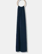 CALVIN KLEIN Шал мъжки в тъмносиньо с изчистен дизайн LV04D8021G